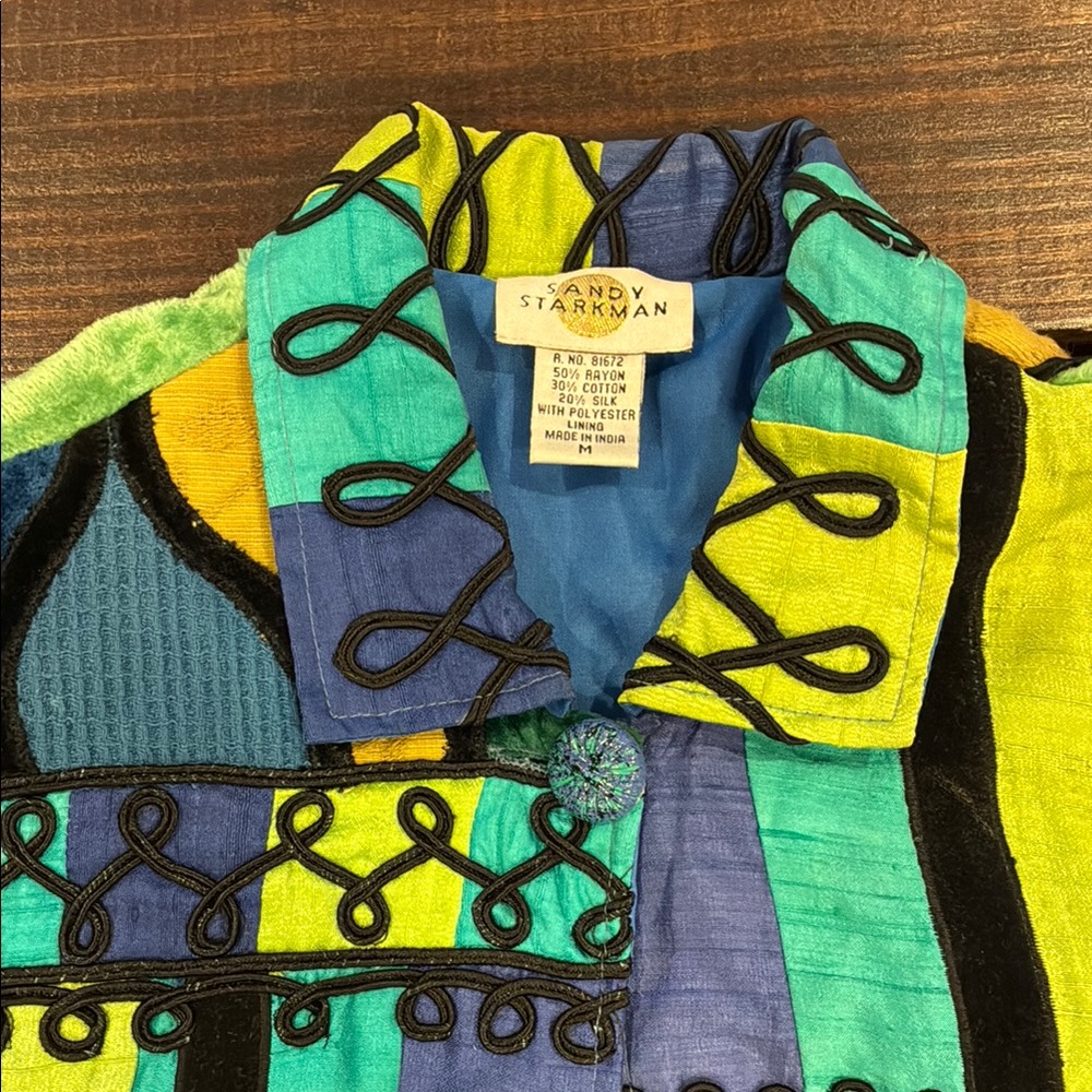 Sandy Starkman Woman’s Medium Patchwork Jacket - image 2